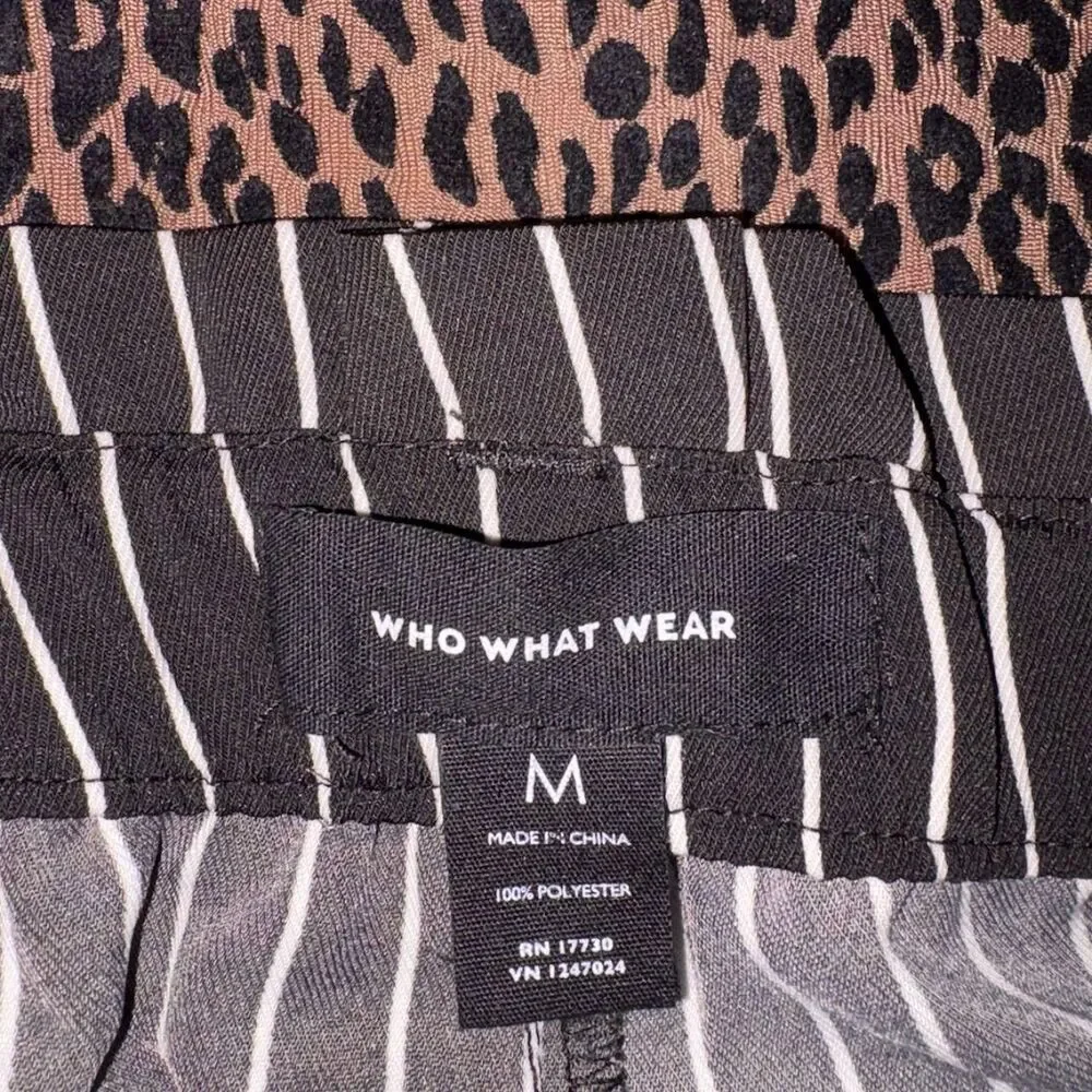 Who What Wear Women's Striped Trousers